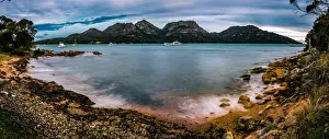 Danger Prints: View to the Freycinet Peninsula Hazards from Coles Bay