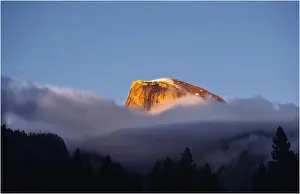 A view to half dome in Yosemite national park, California