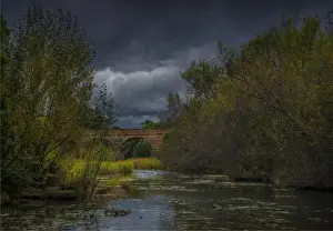 Images Dated 16th March 2017: A view to the historic convict built bridge at Richmond in southern Tasmania, Australia
