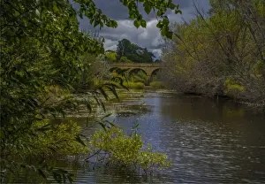 Images Dated 16th March 2017: A view to the historic convict built bridge at Richmond in southern Tasmania, Australia