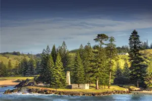 Colonialism Prints: A view to the historic convict built Salt house sitting by Emily bay