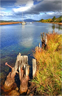 Images Dated 7th January 2013: A view of the Huon river in southern Tasmania