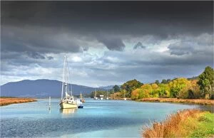 Images Dated 14th November 2013: A view of the Huon river in southern Tasmania