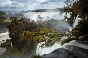 Mother Nature Prints: View of Iguazu Falls, Argentine Province Of Misiones, South America