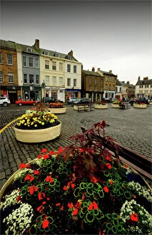 Images Dated 1st October 2011: A view of Kelso, A small town in the Scottish borders region of the United Kingdom