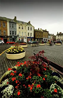 A view of Kelso, A small town in the Scottish borders region of the United Kingdom