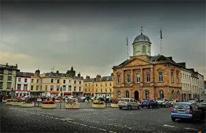 A view of Kelso, A small town in the Scottish borders region of the United Kingdom