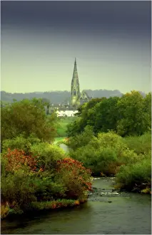 A view of Kelso, A small town in the Scottish borders region of the United Kingdom