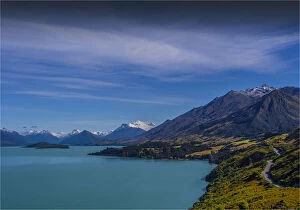 Images Dated 24th January 2014: A view of Lake Wakatipu, on the road to Glenorchy, near Queenstown on the South Island of New