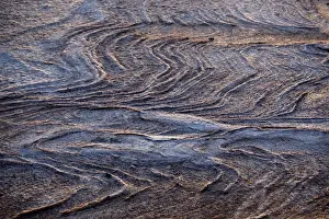 Curve Prints: View of landscape from above, Port Hedland, Western Australia, Australia
