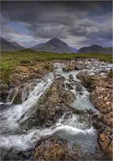 Cuillins Prints: A view to the mountain range know as the Cuillins on the Isle of Skye