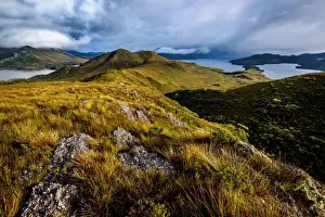 View from the top of Mt Beattie, Southwest Tasmania