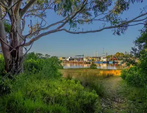 Images Dated 2024 February: View near Bullock Island and the Industrial port area at dawn