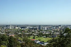 Prints of New South Wales (NSW) New South Wales (NSW) Prints: View from Newcastle Memorial Walk over the city of Newcastle in New South Wales, Australia