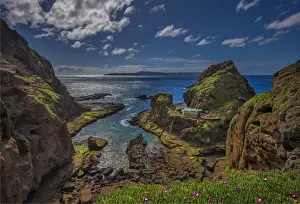 Phillip Island Prints: A view towards Norfolk Island from high on the clifftop track on Phillip Island