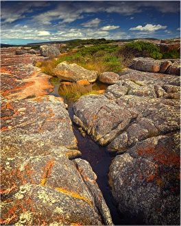 A view at north east point on Flinders Island, Bass Strait, Tasmania, Australia A view at north east point on Flinders Island, Bass Strait, Tasmania, Australia