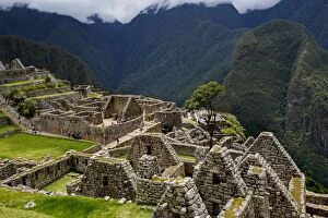 Images Dated 10th March 2016: View Of The Residential Section Of Machu Picchu, Cusco Region, Urubamba Province, Peru