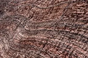 View of a rocky surface from above, Port Hedland, Western Australia, Australia