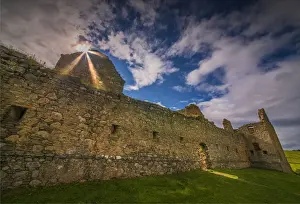 Military Prints: A view of Ruthven Barracks, Badenoch, Scotland, United Kingdom