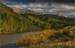 A view towards the San Juan mountains, Colorado, south west United States of America