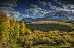 A view towards the San Juan mountains, Colorado, south west United States of America A view towards the San Juan mountains, Colorado, south west United States of America