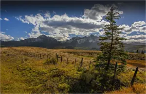 San Juan Mountains Prints: A view towards the San Juan mountains, Colorado, south west United States of America