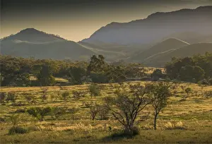 Telecommuting Prints: A view of the southern Flinders Ranges National Park near Wilpena, in South Australia