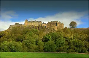 Castle Prints: A view of Stirling Castle, Scotland