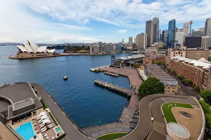 View of Sydney Opera House, Circular Quay, Central Business District and the Rocks, Sydney, New South Wales, Australia View of Sydney Opera House, Circular Quay, Central Business District and the Rocks, Sydney, New South Wales, Australia