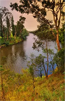 A view of the Tambo river, east Gippsland, Victoria, Australia