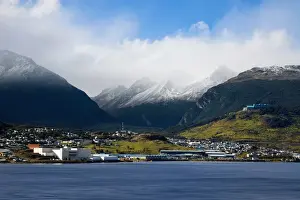 Glacier Prints: View of Ushuaia, Tierra del Fuego, Argentina