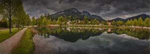 Images Dated 9th May 2017: View from the village of Admont, set in the Admont Valley in spring, central Austria