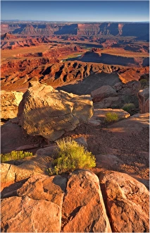 The viewpoint of the Colorado river at Dead Horse point, Utah The viewpoint of the Colorado river at Dead Horse point, Utah