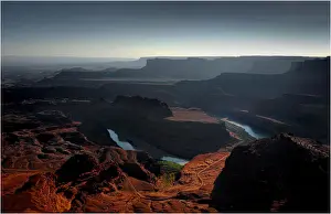 Colorado River Prints: The viewpoint of the Colorado river at Dead Horse point, Utah