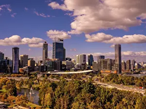 : Viewpoint of Perth City from Kings Park