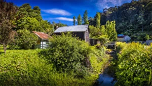 Images Dated 24th January 2021: A viewpoint along Stringers creek, in the quaint settlement of Walhalla