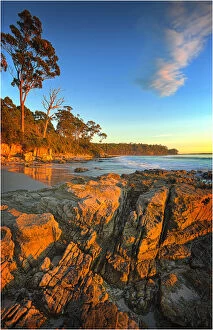 Images Dated 28th March 2011: Views along the pristine coastline of Adventure bay, South Bruny Island, Tasmania