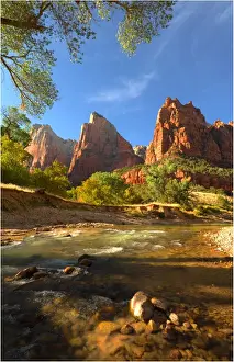 Virgin River Zion national Park in south western United States
