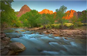 Virgin River Zion national Park in south western United States