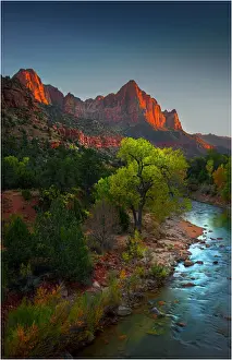 Virgin River Zion national Park in south western United States