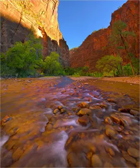 Virgin River Zion national Park in south western United States
