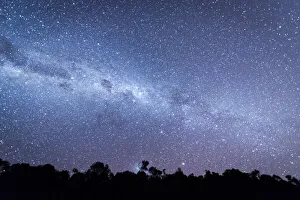 Vivid milkyway surrounded by billions of stars in the night sky in Australia Vivid milkyway surrounded by billions of stars in the night sky in Australia