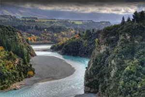 Ravine Prints: Waimakariri River gorge, South Island, New Zealand