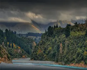 Ravine Prints: Waimakariri River gorge, South Island, New Zealand