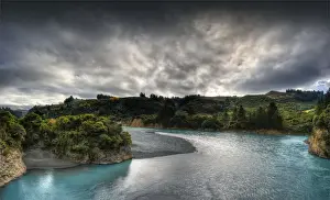 Ravine Prints: Waimakariri River gorge, South Island, New Zealand