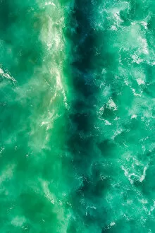 Ocean Wave Aerials Collection: Wave in making