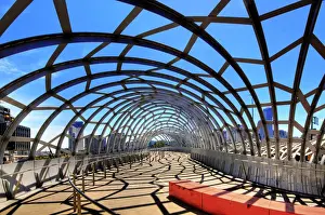 Webb Bridge at Docklands, Melbourne, Victoria, Australia