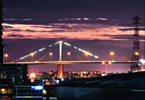Yarra River Prints: West Gate Bridge Evening