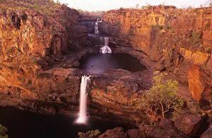 Western Australia, Mitchell Falls and Mitchell Plateau at dawn