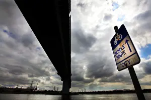Yarra River Prints: Under westgate bridgeMelbourne Australia